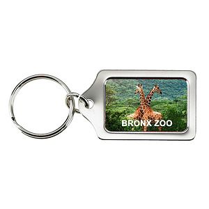 Silver Tombstone Key Tag