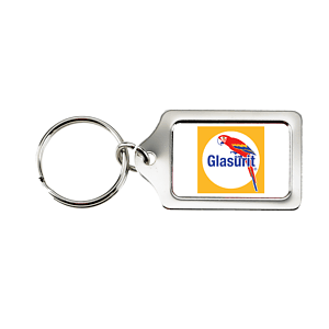 Silver Tombstone Key Tag