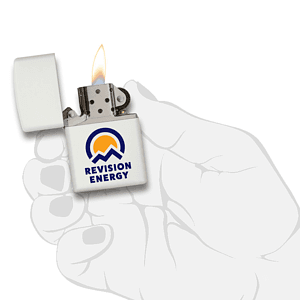 White Matte Windproof Zippo® Lighter