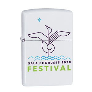 White Matte Windproof Zippo® Lighter