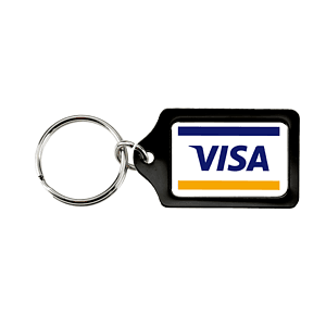 Black Tombstone Key Tag