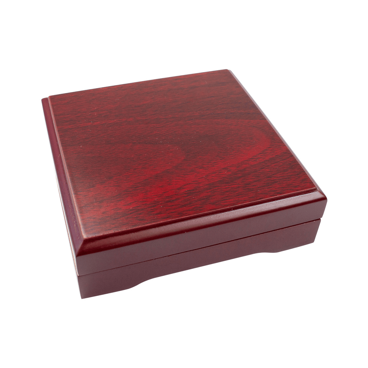 Cedar Creek® Mahogany Wood Box Desk Compass