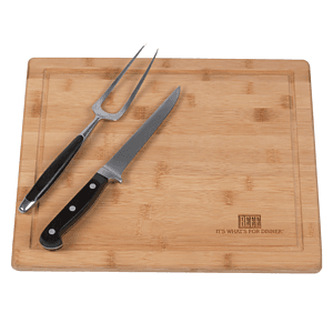 Bamboo Cutting Board with Liquid Groove
