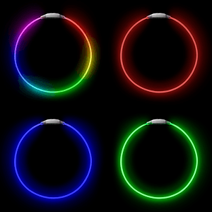 NITE IZE® NITEHOWL® MAX RECHARGEABLE LED SAFETY NECKLACE