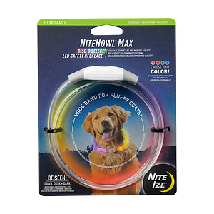 NITE IZE® NITEHOWL® MAX RECHARGEABLE LED SAFETY NECKLACE