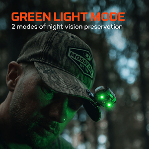 NEBO® MYCRO 450 RECHARGEABLE HEADLAMP MOSSY OAK CAMOUFLAGE