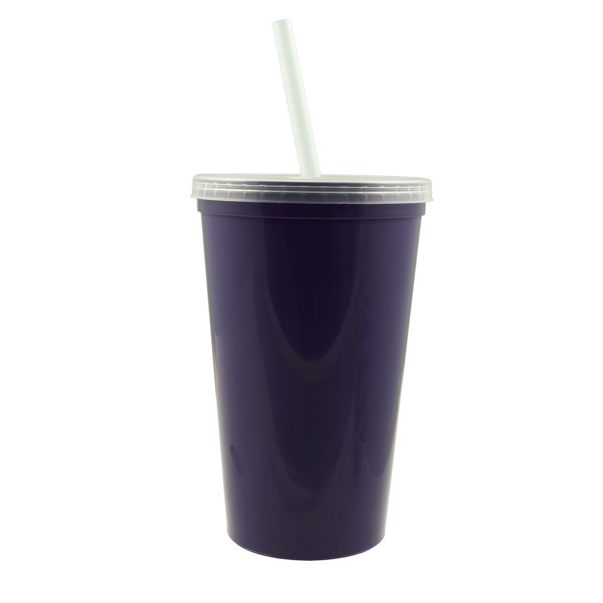 22 Oz. Stadium Cup with Lid and Straw