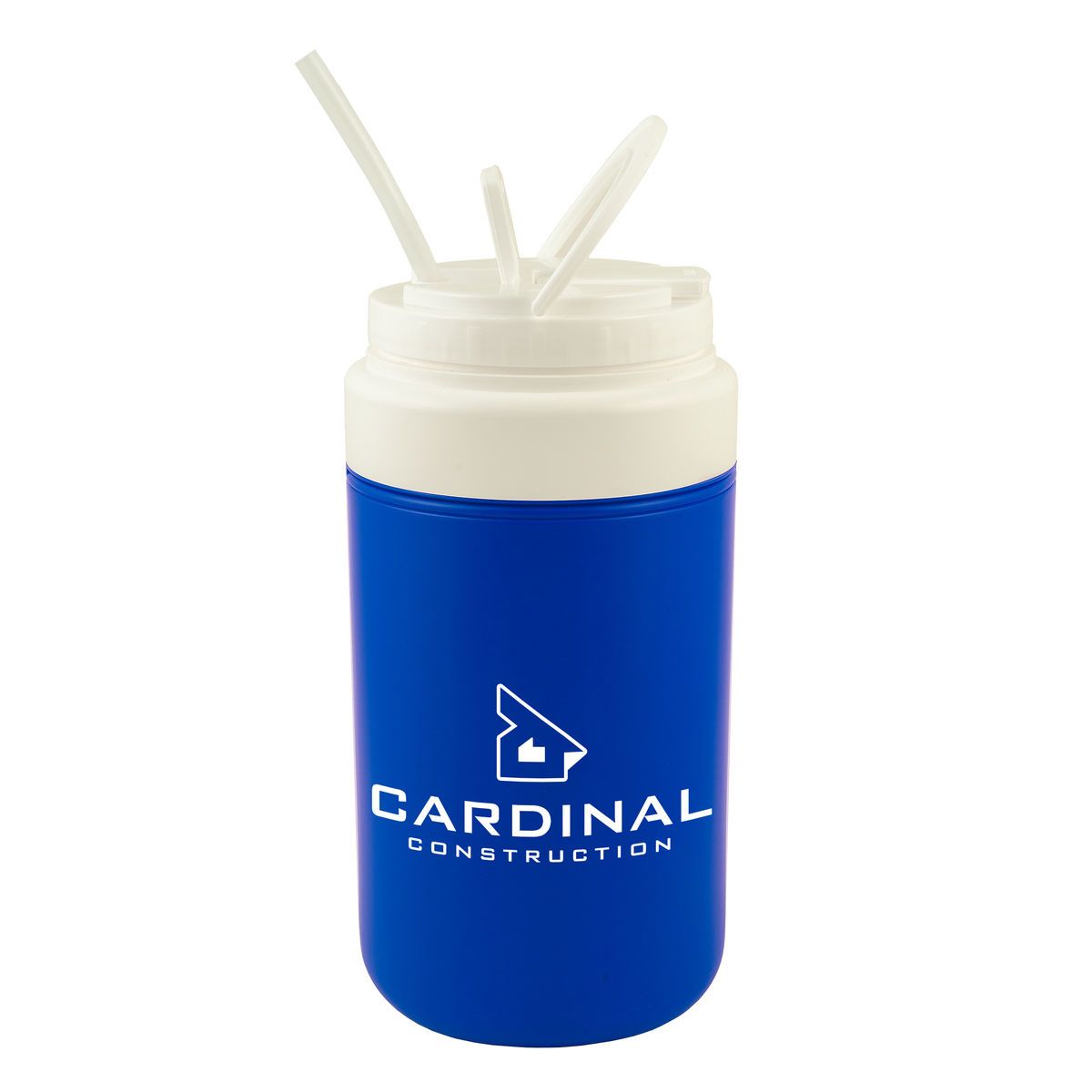 64 Oz. Insulated Glacier Cooler Jug with Straw