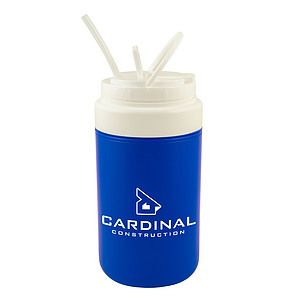64 Oz. Insulated Glacier Cooler Jug with Straw
