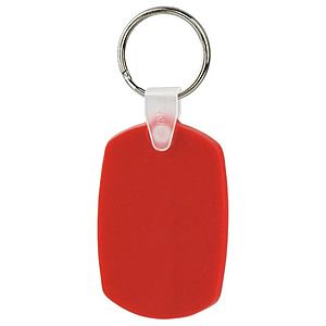 Soft Squeezable Key Tag (Oval)