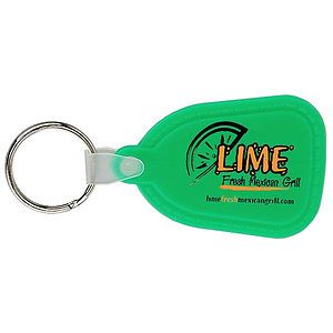 Soft Squeezable Key Tag (Teardrop)