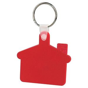 Soft Squeezable Key Tag (House)