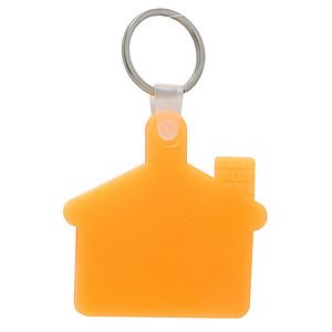 Soft Squeezable Key Tag (House)