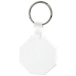 Soft Squeezable Key Tag (Stop Sign)