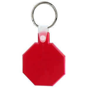Soft Squeezable Key Tag (Stop Sign)
