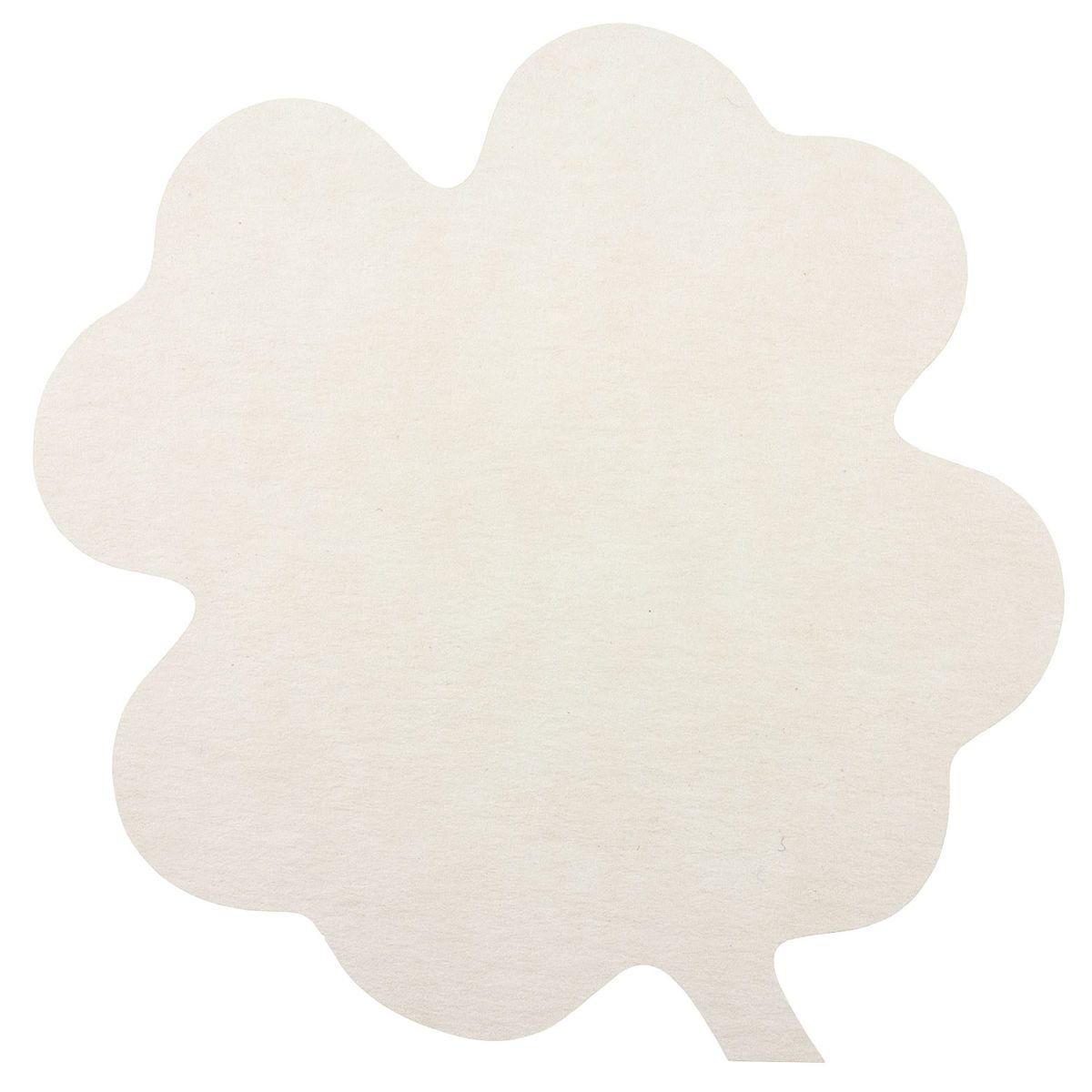 Full Color Process 40 Point Clover Pulp Board Coaster
