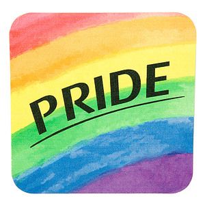 Full Color Process 60 Point Pride Pulp Board Coaster