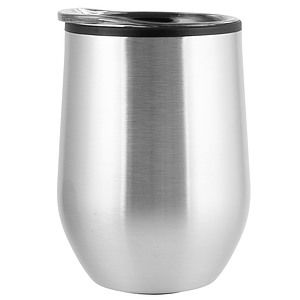 12 Oz Bay Mist Stainless Wine Tumbler with Lid