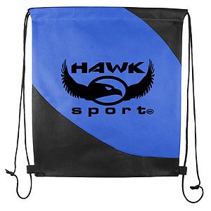 Two Color Non-Woven Drawstring Backpack (14"X16")