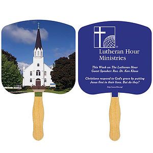 Religious Hand Fan/ Church-Religious