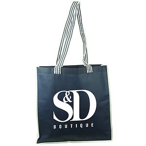 Cruiser Tote with Striped Terylene Handles