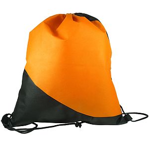 Two Color Non-Woven Drawstring Backpack (14"X16")