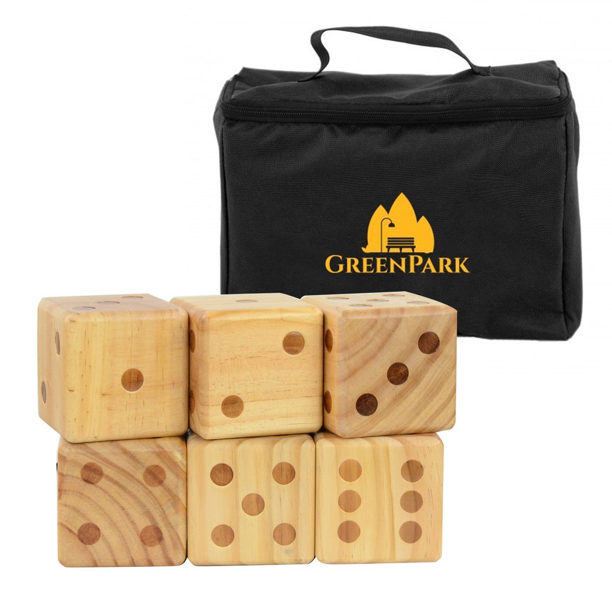 Oversize wooden yard dice game Corporate Specialties
