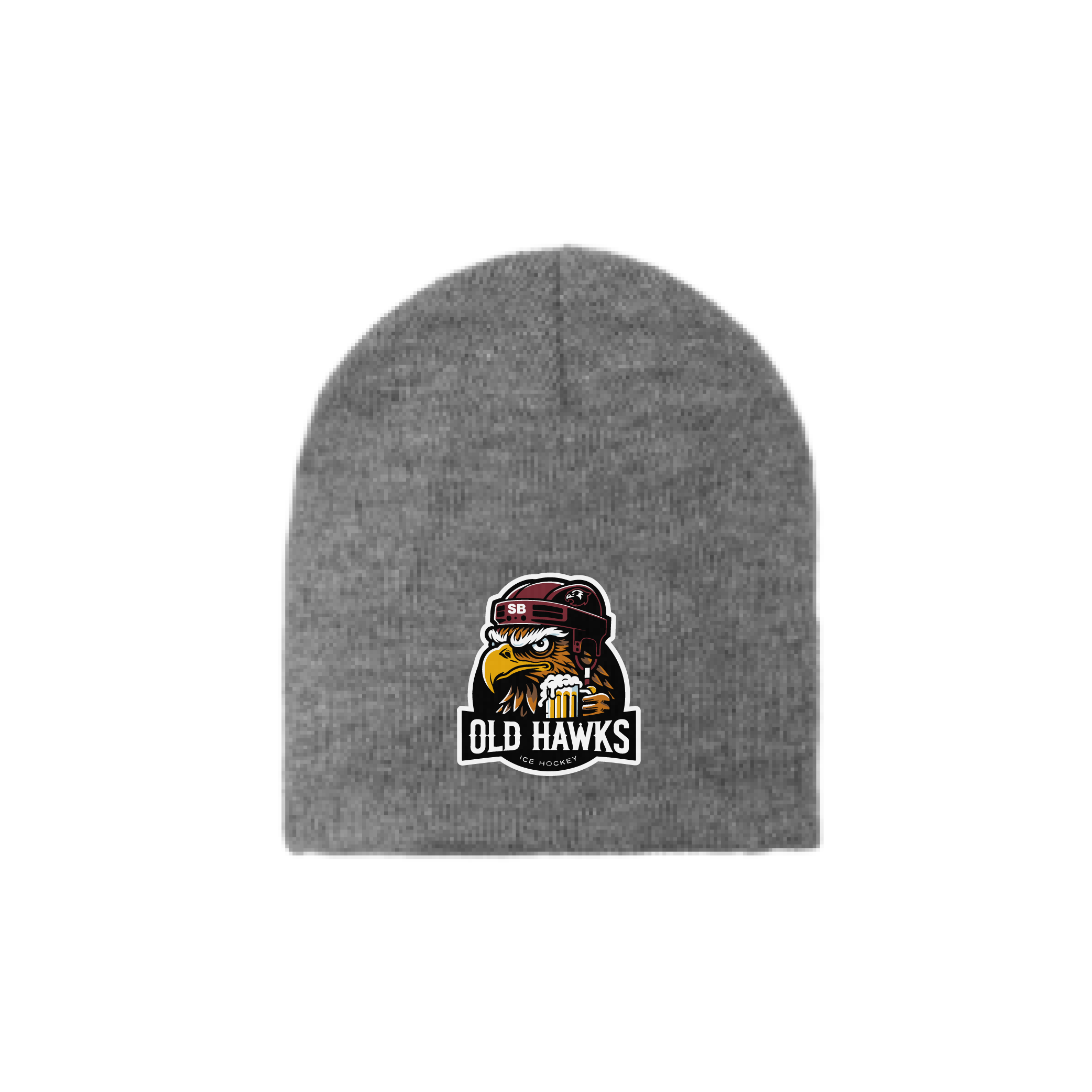 Old Hawks Knit Skull Beanie