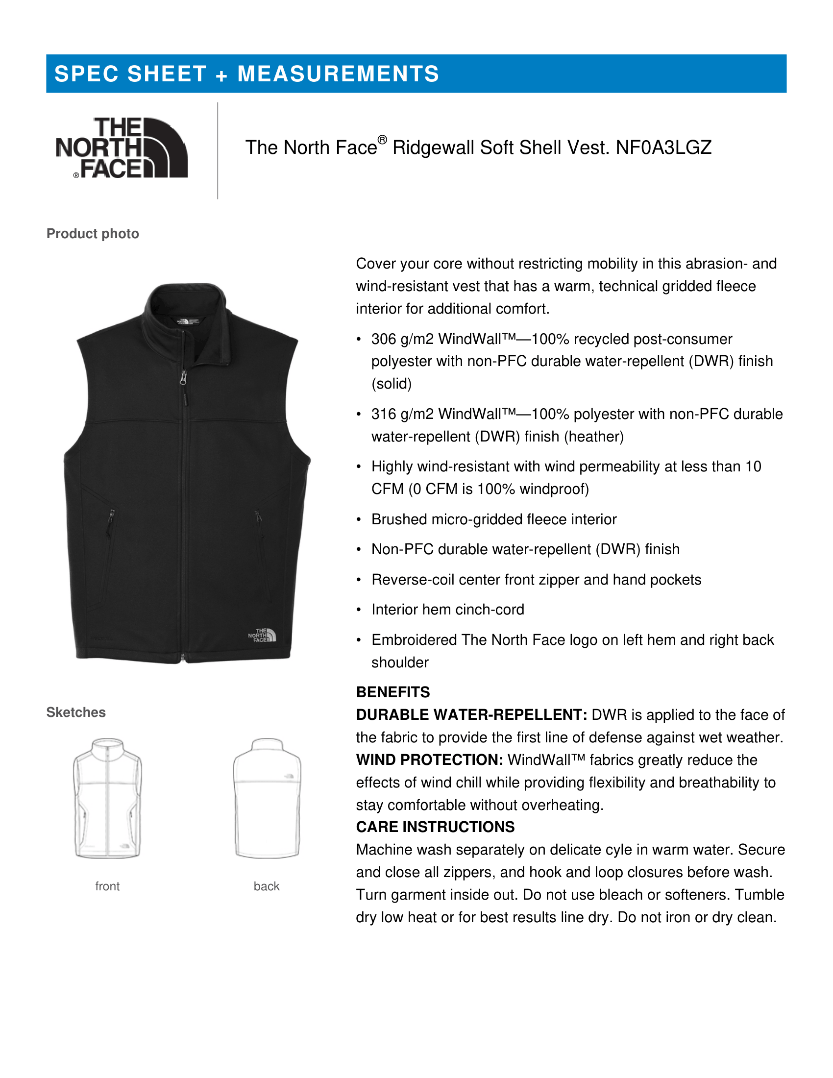 The North Face® Ridgewall Soft Shell Vest