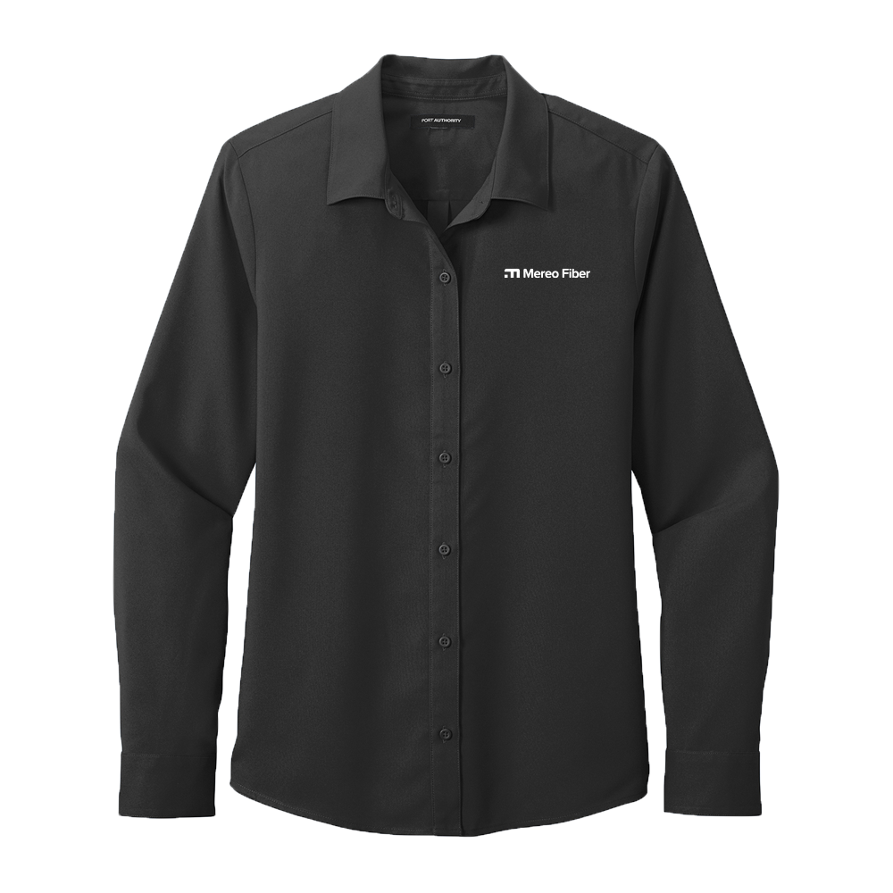  Port Authority® Women's Long Sleeve Performance Staff Shirt