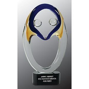 13 3/4" Together Art Glass Award