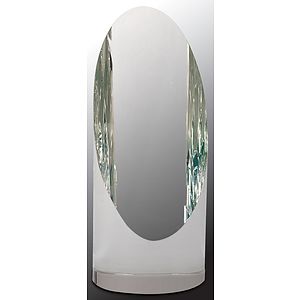 6 1/2" Crystal Cylinder Award