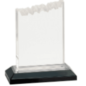 5X6 Silver Frosted Impress Acrylic Award