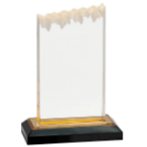 5X7 Gold Frosted Impress Acrylic Award