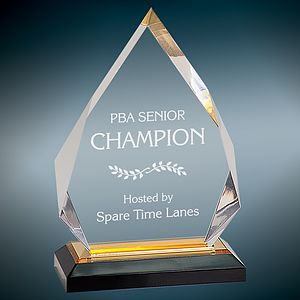 5.25" x 7.75" Gold Diamond Impress Award