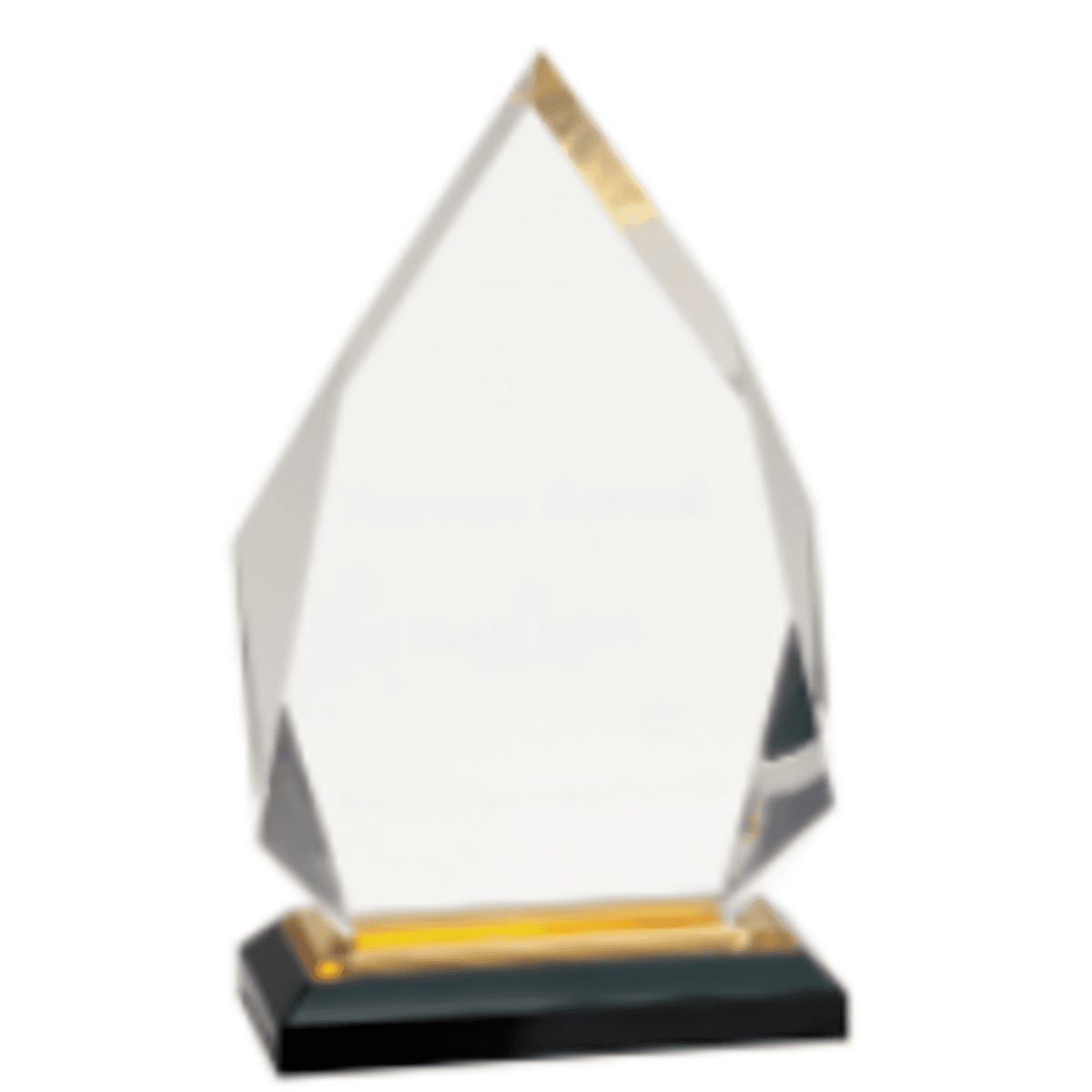 5.25" x 8.75" Gold Diamond Impress Award