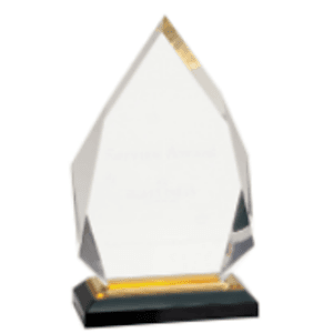 5.25" x 8.75" Gold Diamond Impress Award
