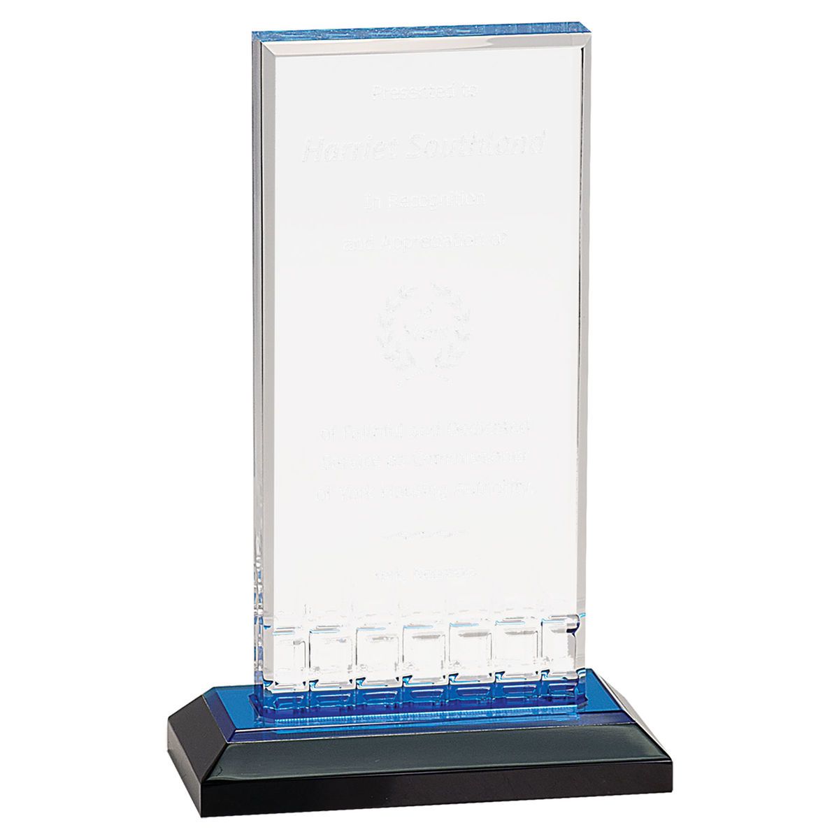 5 x 8 Blue Mirage Impress Acrylic Award