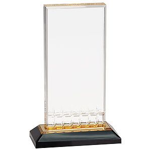 5 x 8 Gold Mirage Impress Acrylic Award