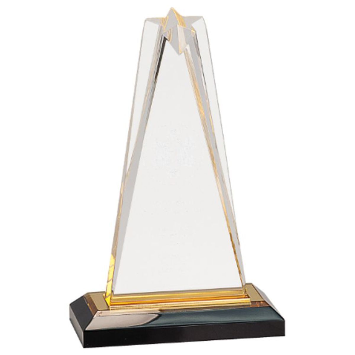 8" Gold Star Impress Acrylic Award