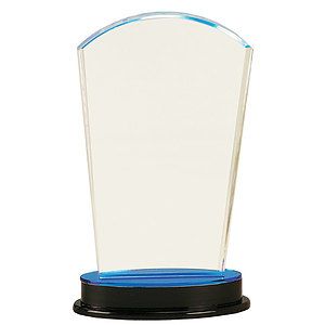 9.25" Blue Arch Impress Acrylic Award