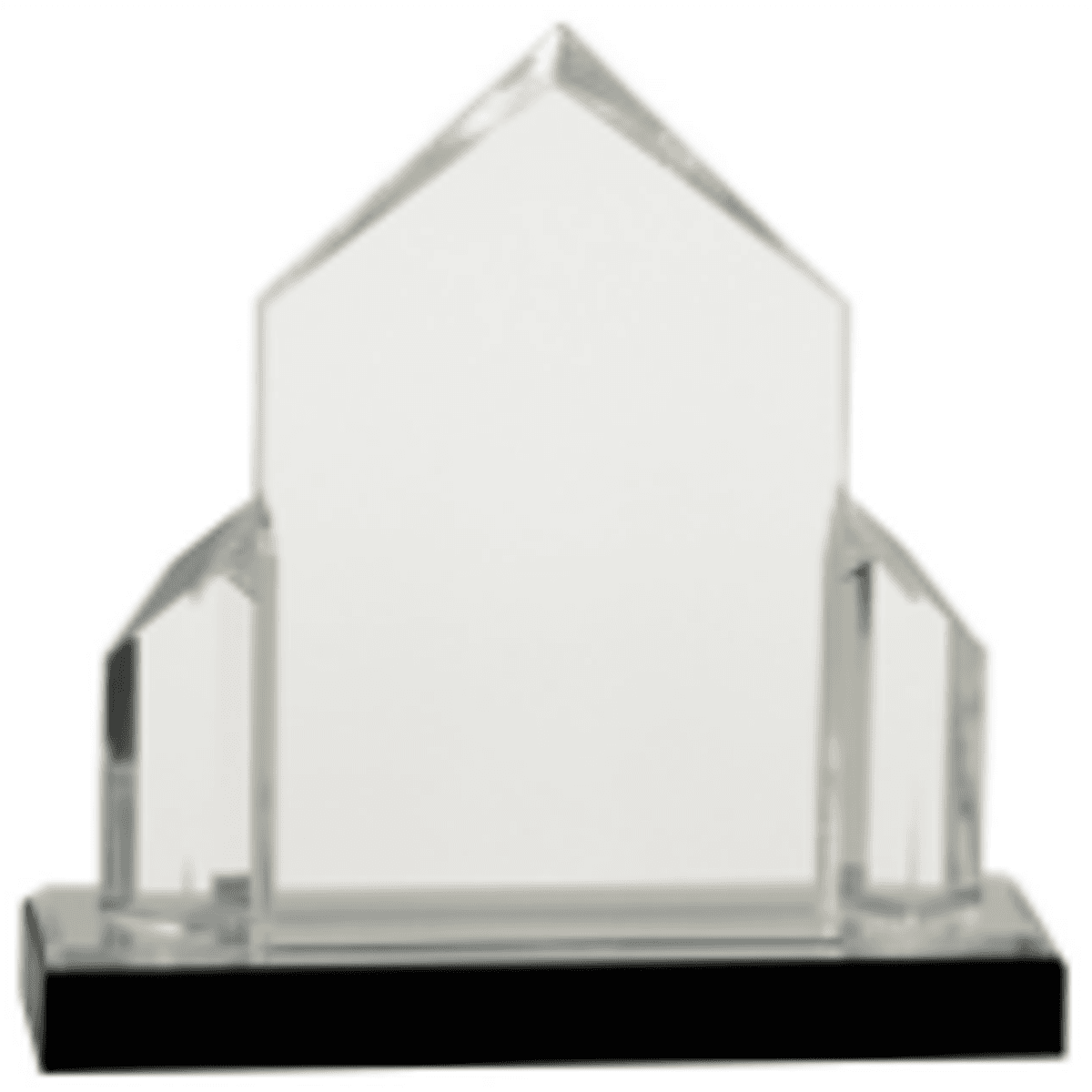 7" x 7" Silver Jewel Post Impress Award