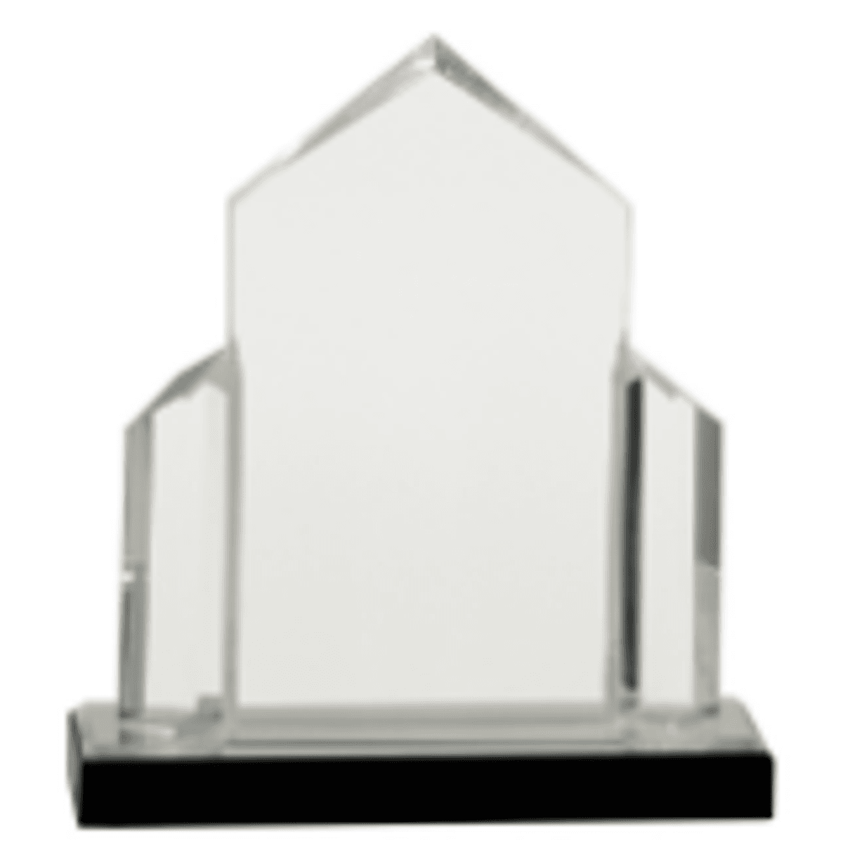 7" x 8" Silver Jewel Post Impress Award