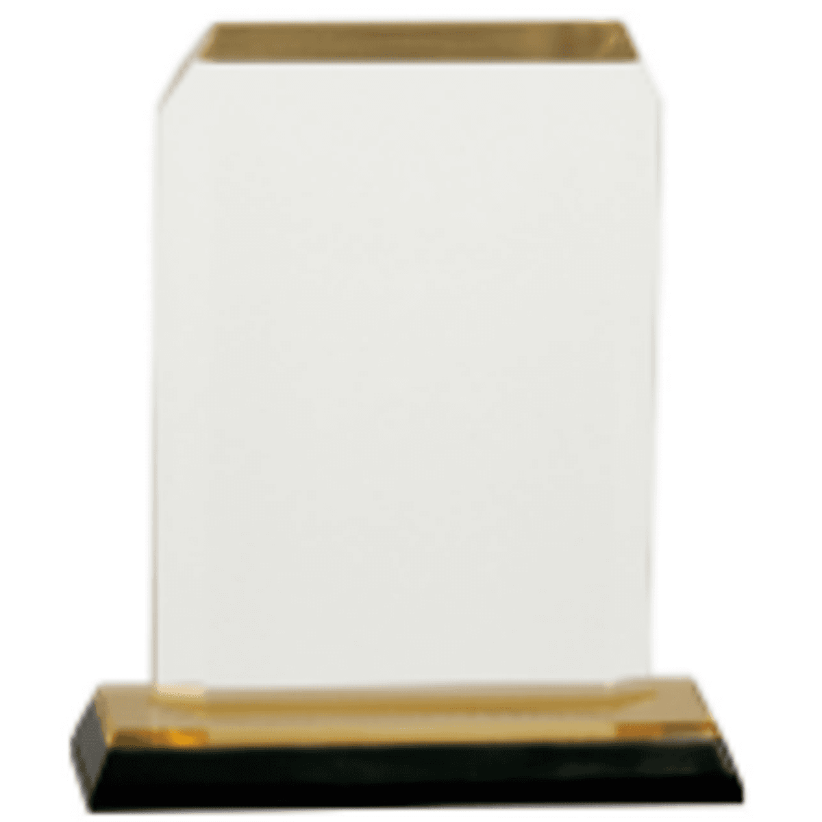 5.5" Gold Clipped Corner Impress Award