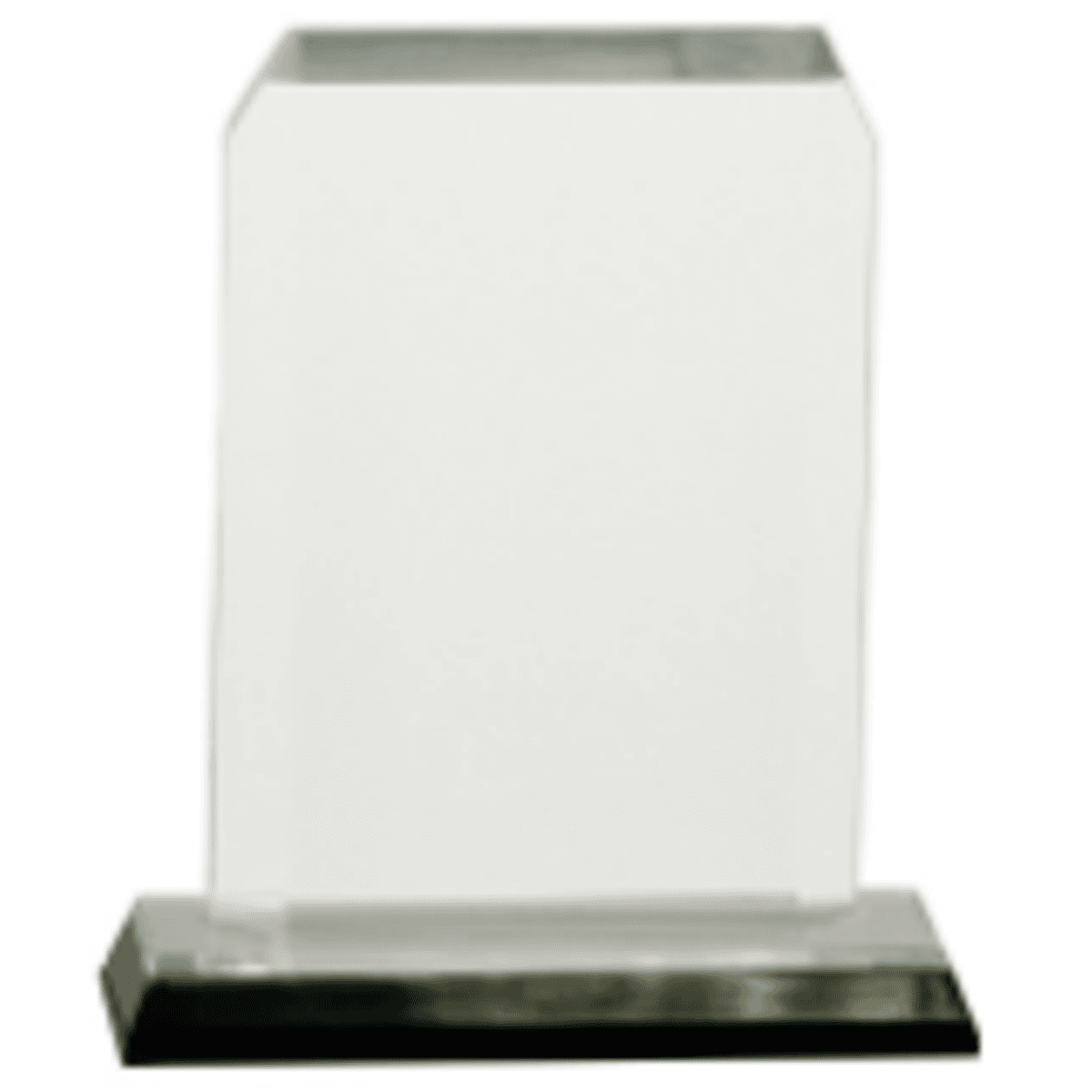 5.5" Silver Clipped Corner Impress Award