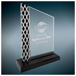 5 1/2" x 7" Black Diamond Ice Unite Award