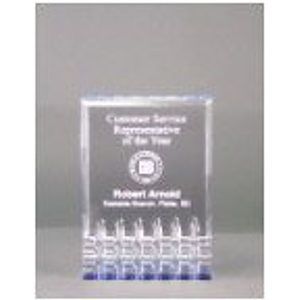 3.5" x 5" Blue Mirage Acrylic Award