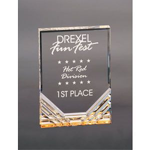 5" x 7" Gold Jewel Mirage Acrylic Award