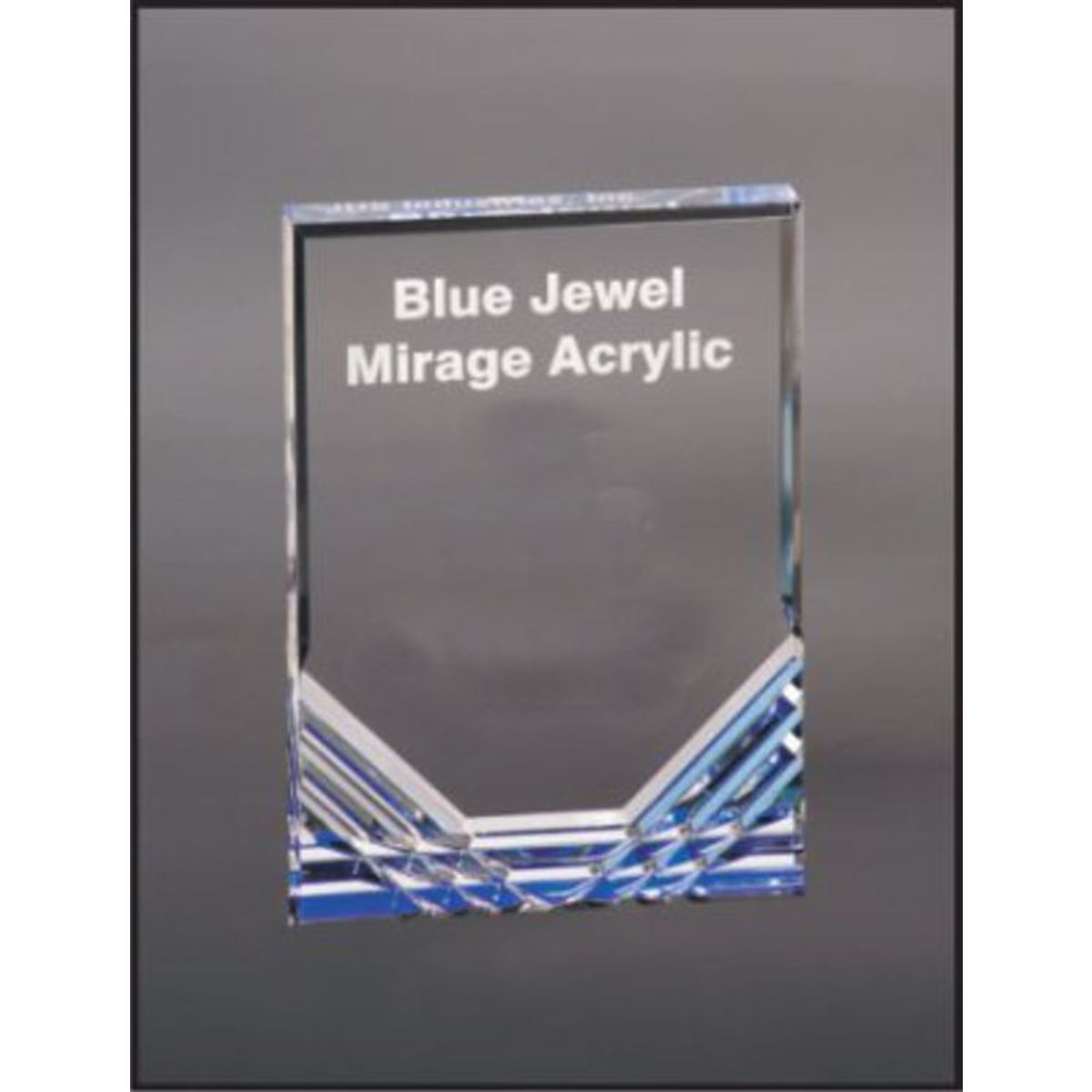 5" x 7" Blue Jewel Mirage Acrylic Award