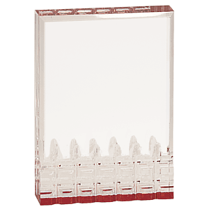 3.5" x 5" Red Mirage Acrylic Award